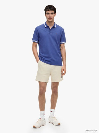 Polo's korte mouw blauw Tommy Jeans