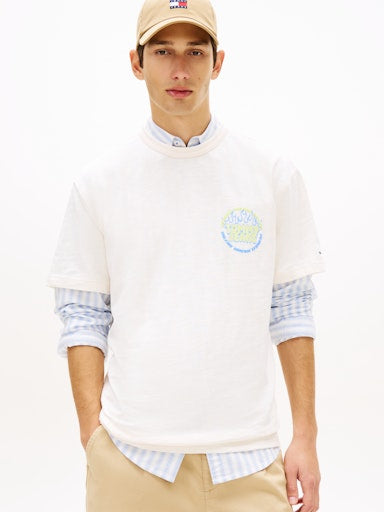 T-shirts korte mouw wit Tommy Jeans