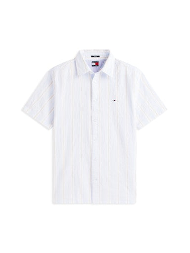 Hemden lange mouw blauw Tommy Jeans