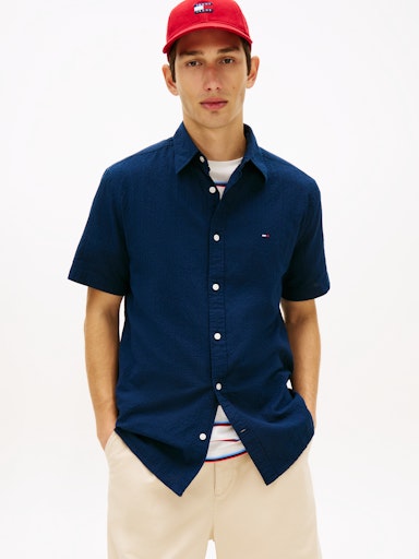 Hemden lange mouw navy Tommy Jeans
