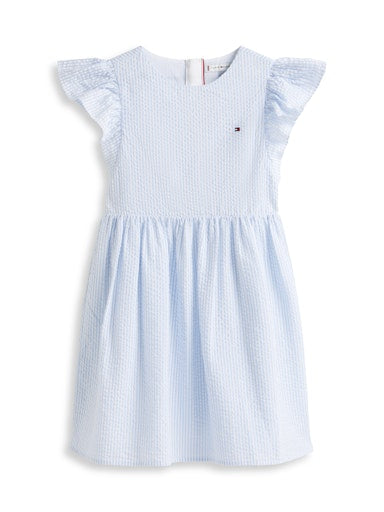Jurken korte mouw blauw Tommy Hilfiger