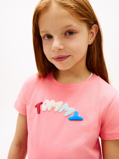 T-shirts korte mouw roze Tommy Hilfiger