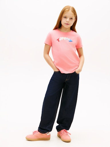 T-shirts korte mouw roze Tommy Hilfiger