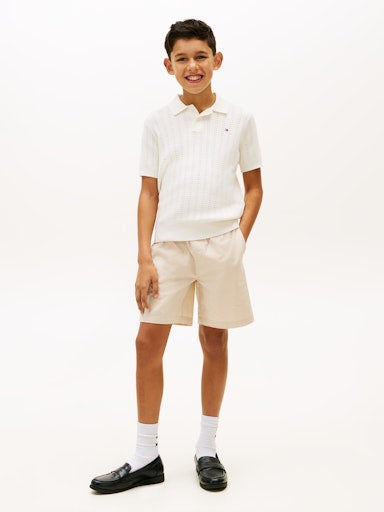 Polo's korte mouw beige Tommy Hilfiger