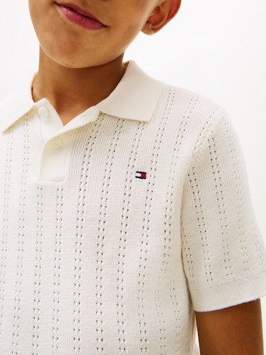 Polo's korte mouw beige Tommy Hilfiger