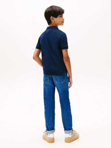 Polo's korte mouw navy Tommy Hilfiger