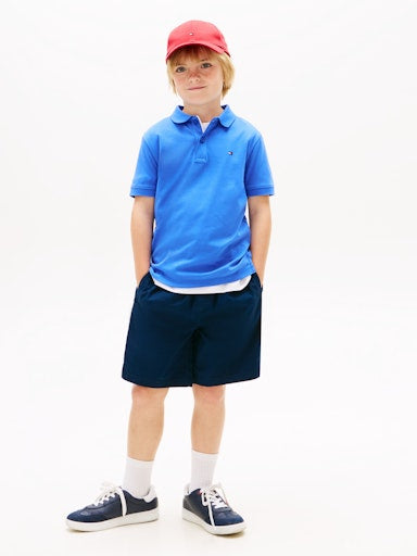 Polo's korte mouw blauw Tommy Hilfiger