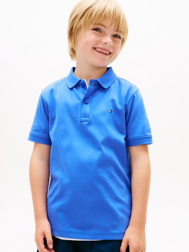 Polo's korte mouw blauw Tommy Hilfiger