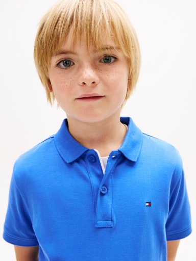 Polo's korte mouw blauw Tommy Hilfiger
