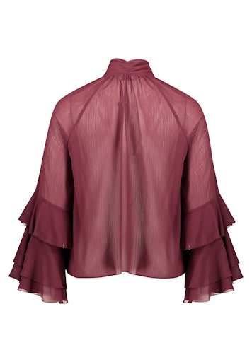 Blouses lange mouw rood Vera Mont