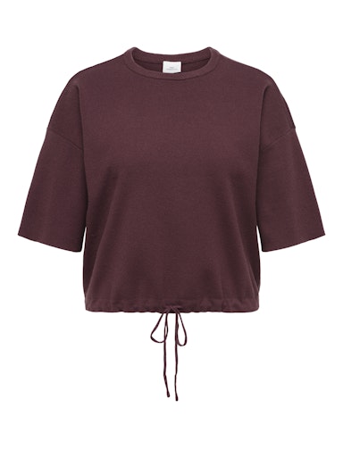 Blouses korte mouw bordeaux ONLY Carmakoma