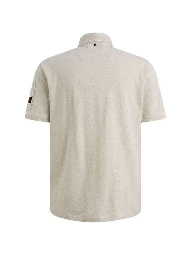 Polo's korte mouw beige PME