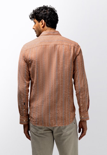 Hemden lange mouw oranje State of Art