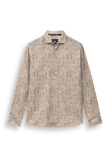 Hemden lange mouw beige State of Art