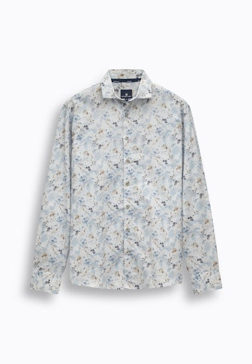 Hemden lange mouw blauw State of Art
