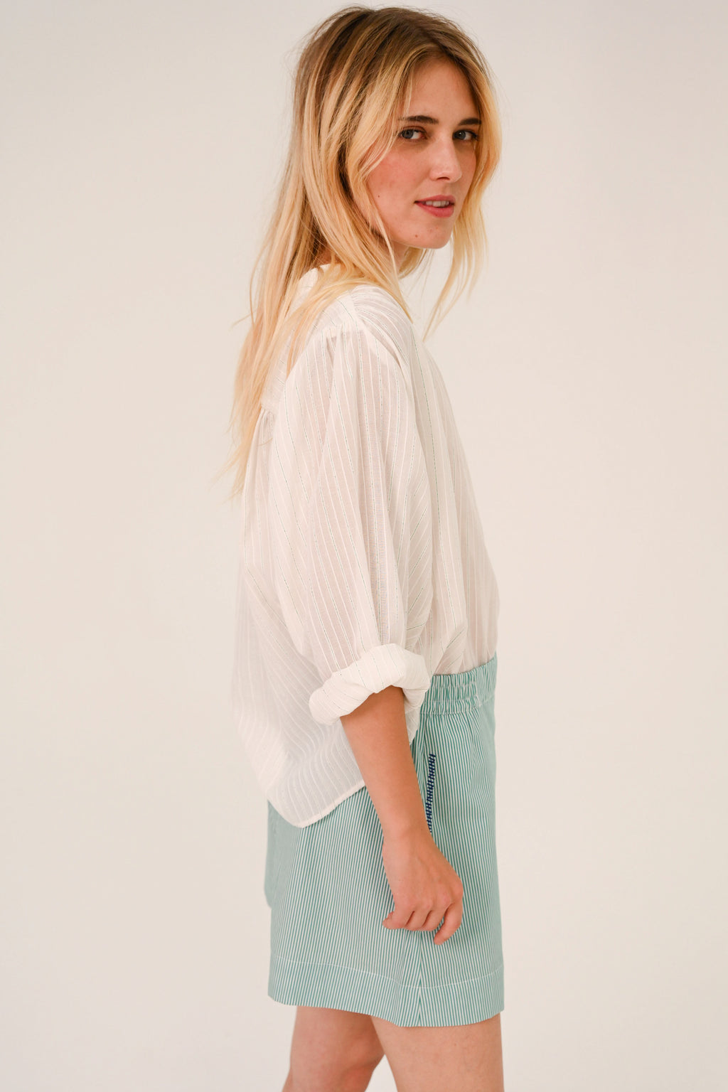 Blouses lange mouw beige Sacrécoeur
