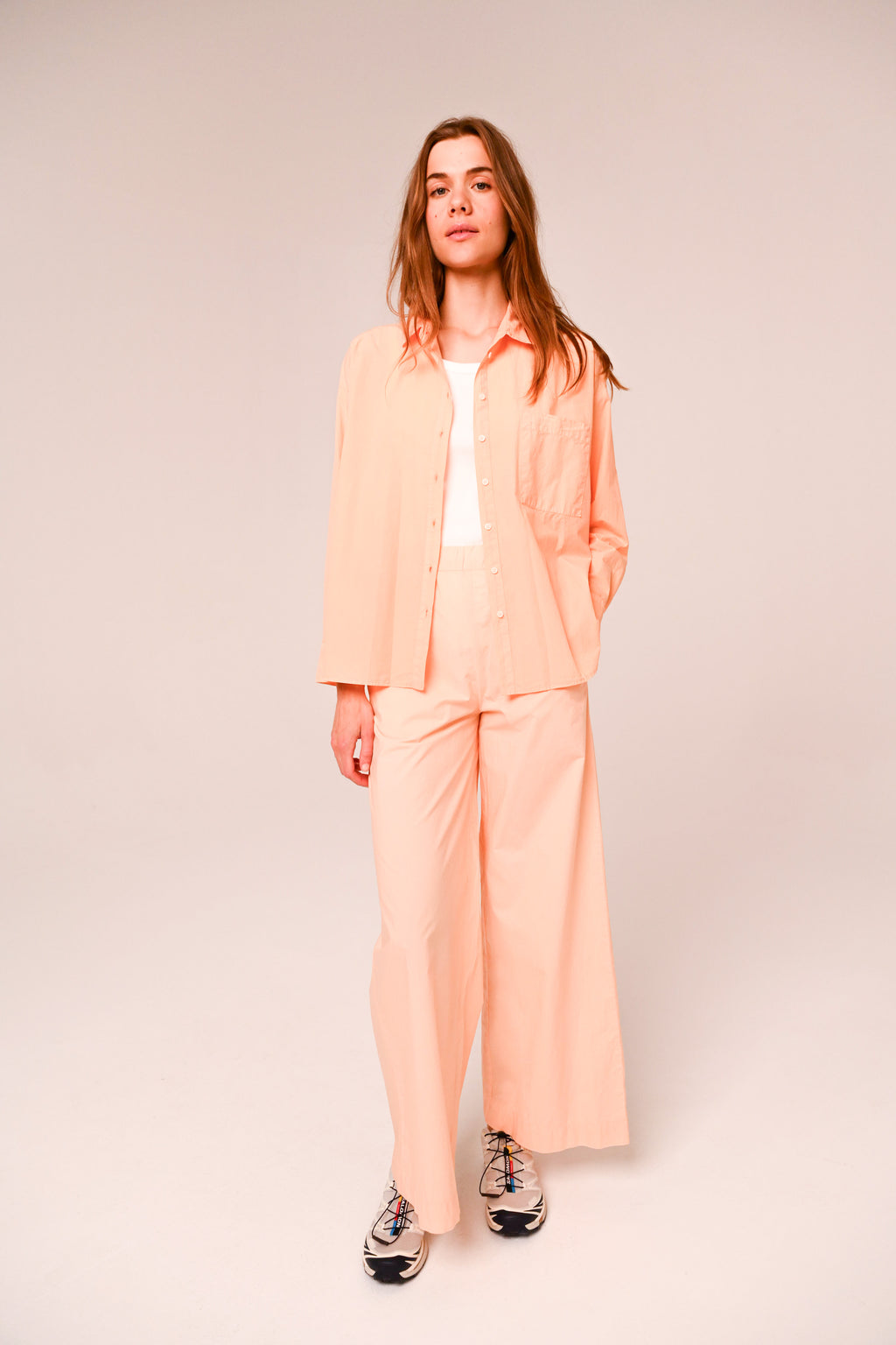 Blouses lange mouw oranje Sacrécoeur