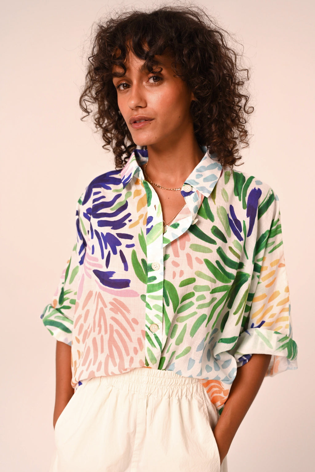 Blouses lange mouw multicolor Sacrécoeur