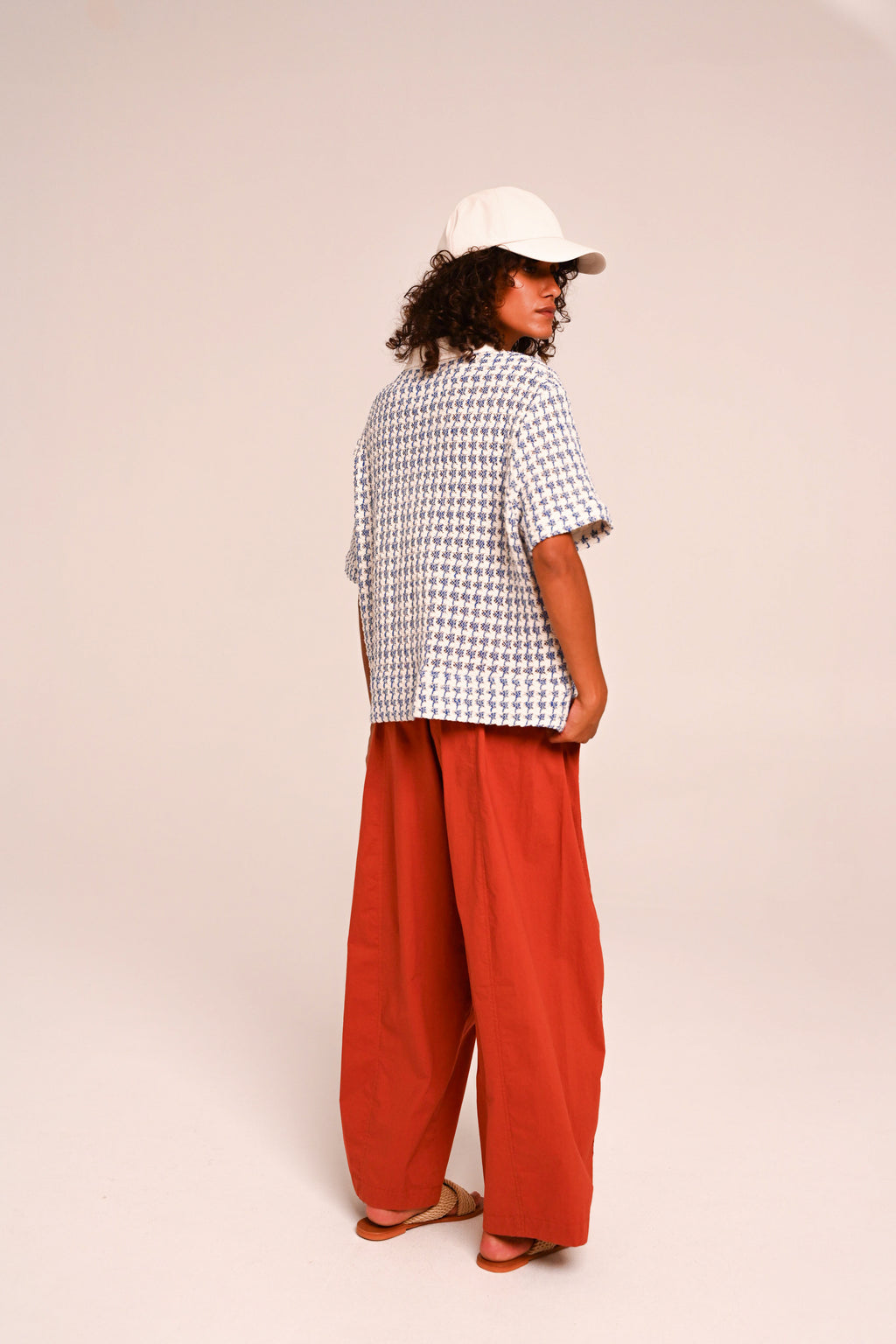 Blouses korte mouw blauw Sacrécoeur