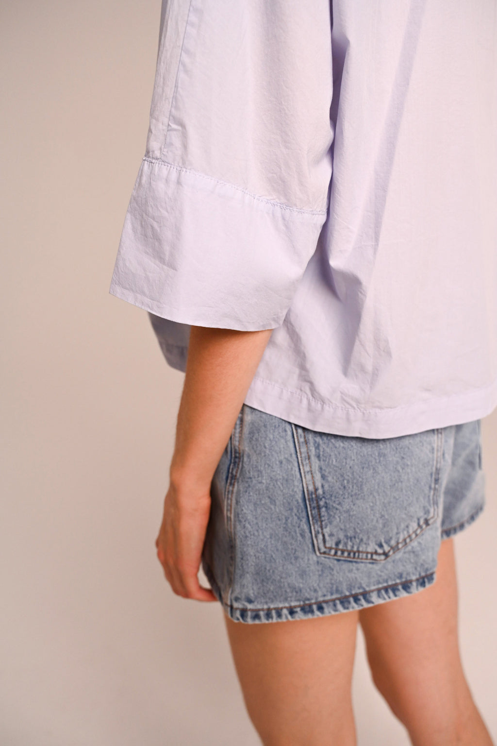 Blouses lange mouw blauw Sacrécoeur