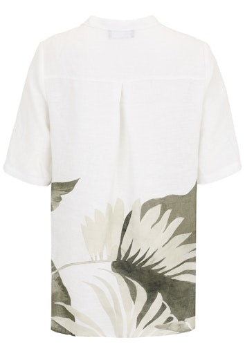 Blouses korte mouw groen Doris Streich