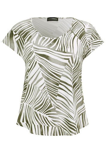 T-shirts korte mouw groen Doris Streich
