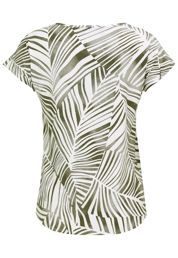 T-shirts korte mouw groen Doris Streich