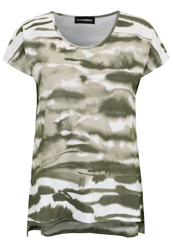 T-shirts korte mouw groen Doris Streich