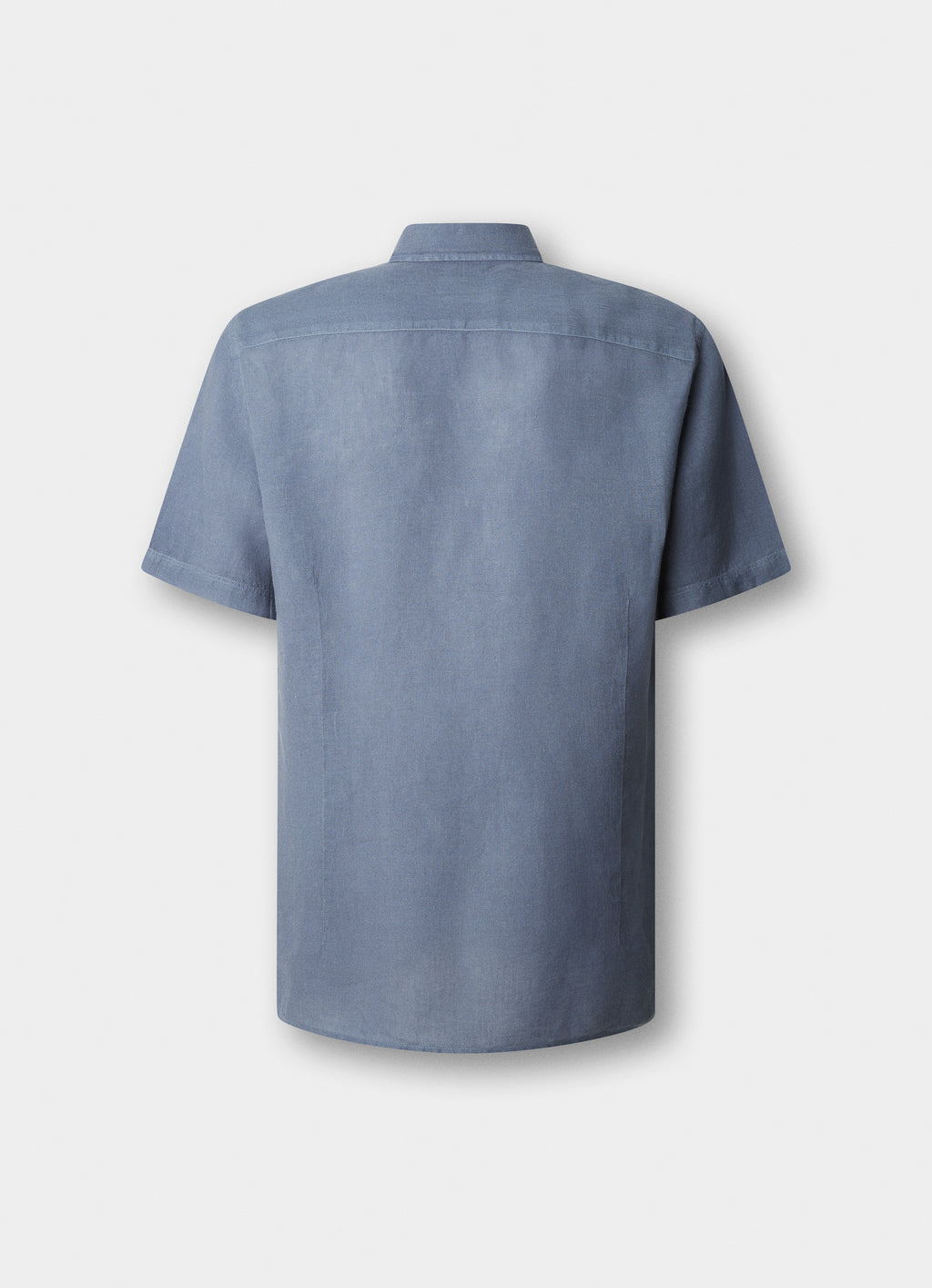 Hemden korte mouw blauw Hackett London