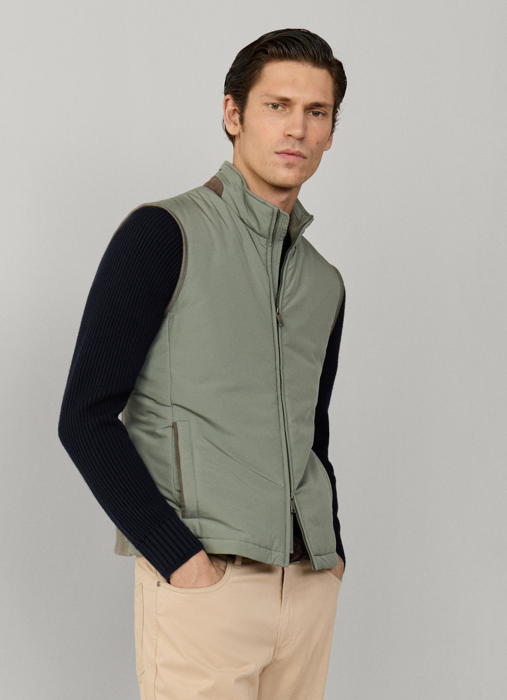 Bodywarmers groen Hackett London