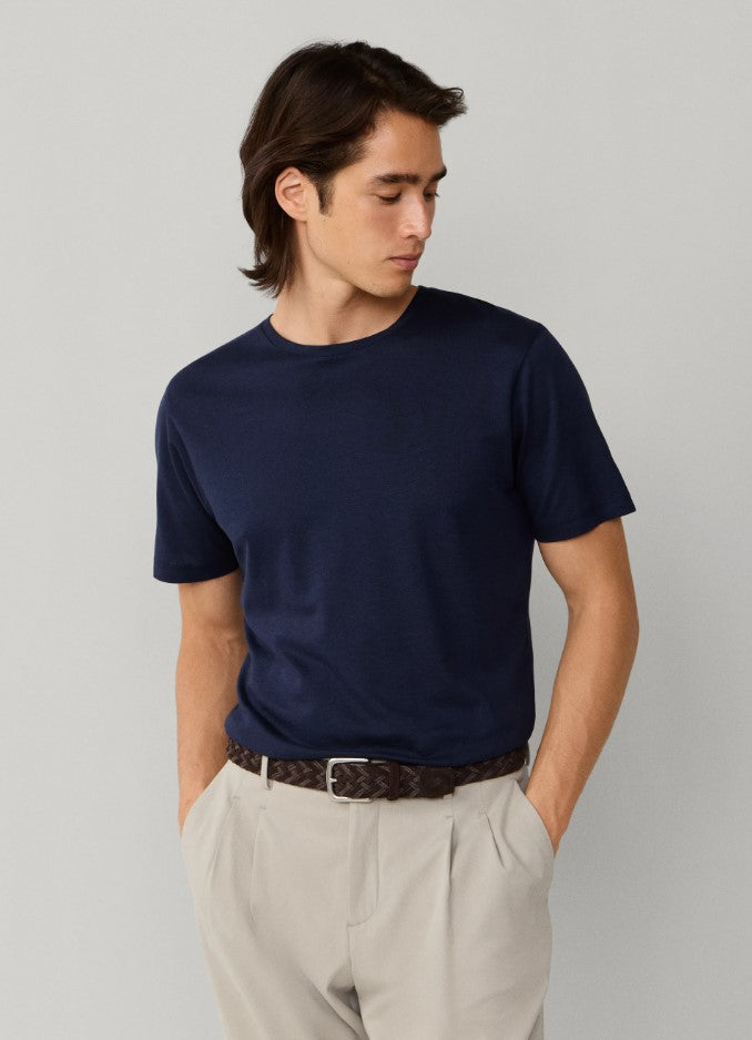 T-shirts korte mouw navy Hackett London