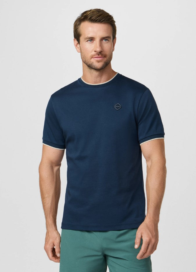 T-shirts korte mouw navy Hackett London