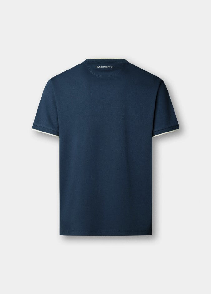 T-shirts korte mouw navy Hackett London