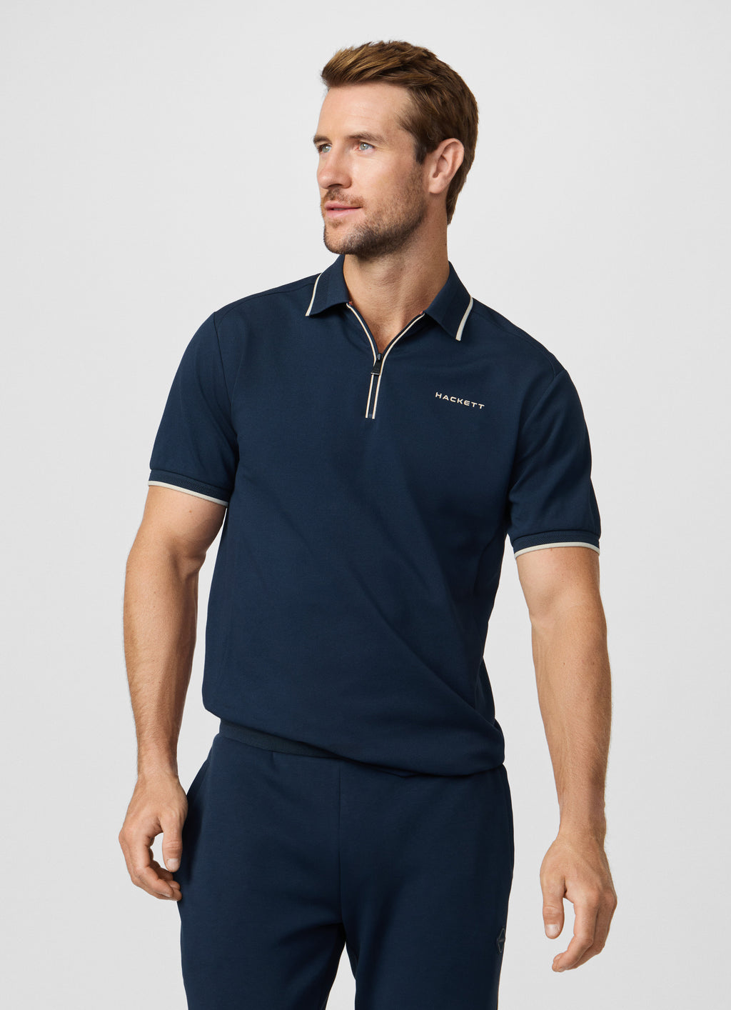 Polo's korte mouw navy Hackett London