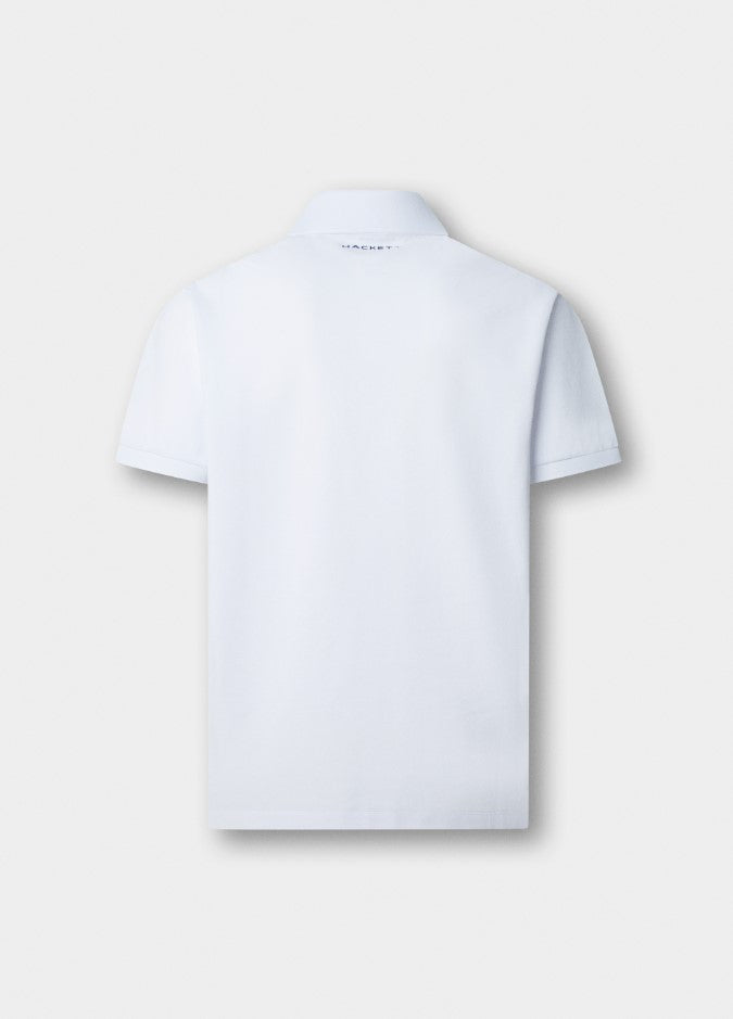 Polo's korte mouw wit Hackett London
