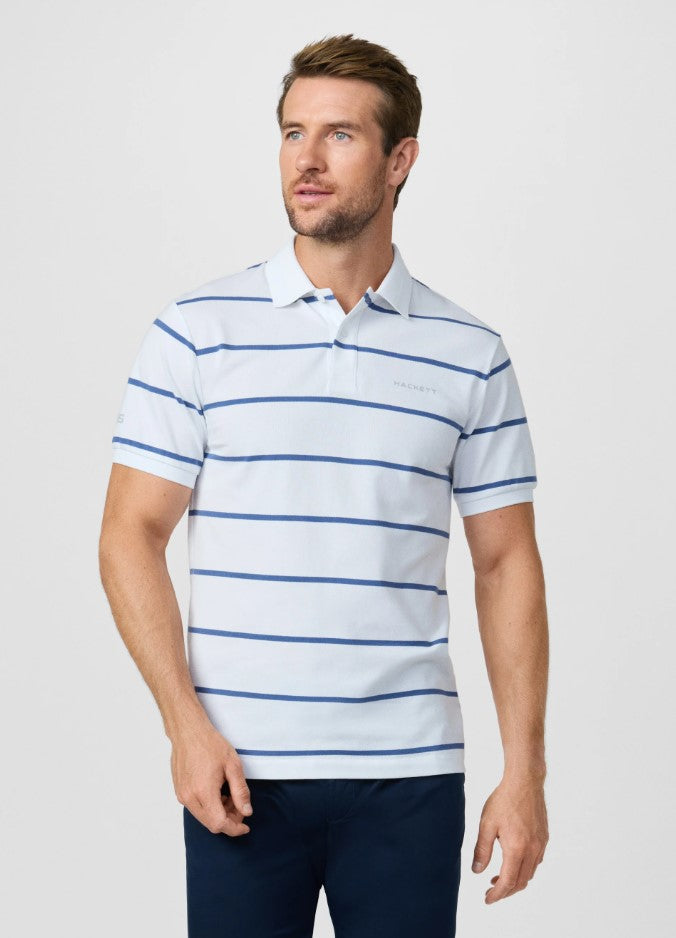 Polo's korte mouw wit Hackett London