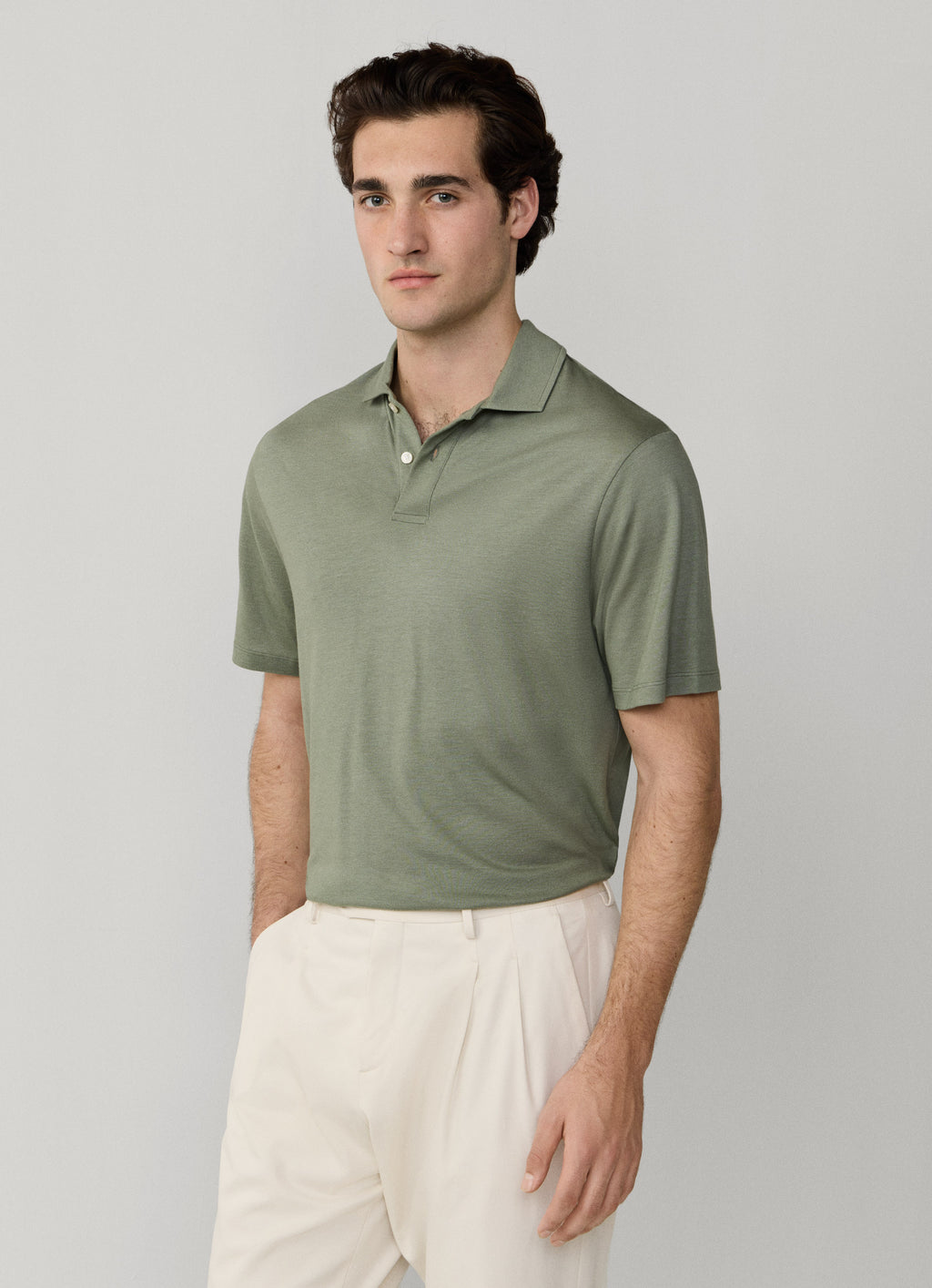 Polo's korte mouw groen Hackett London