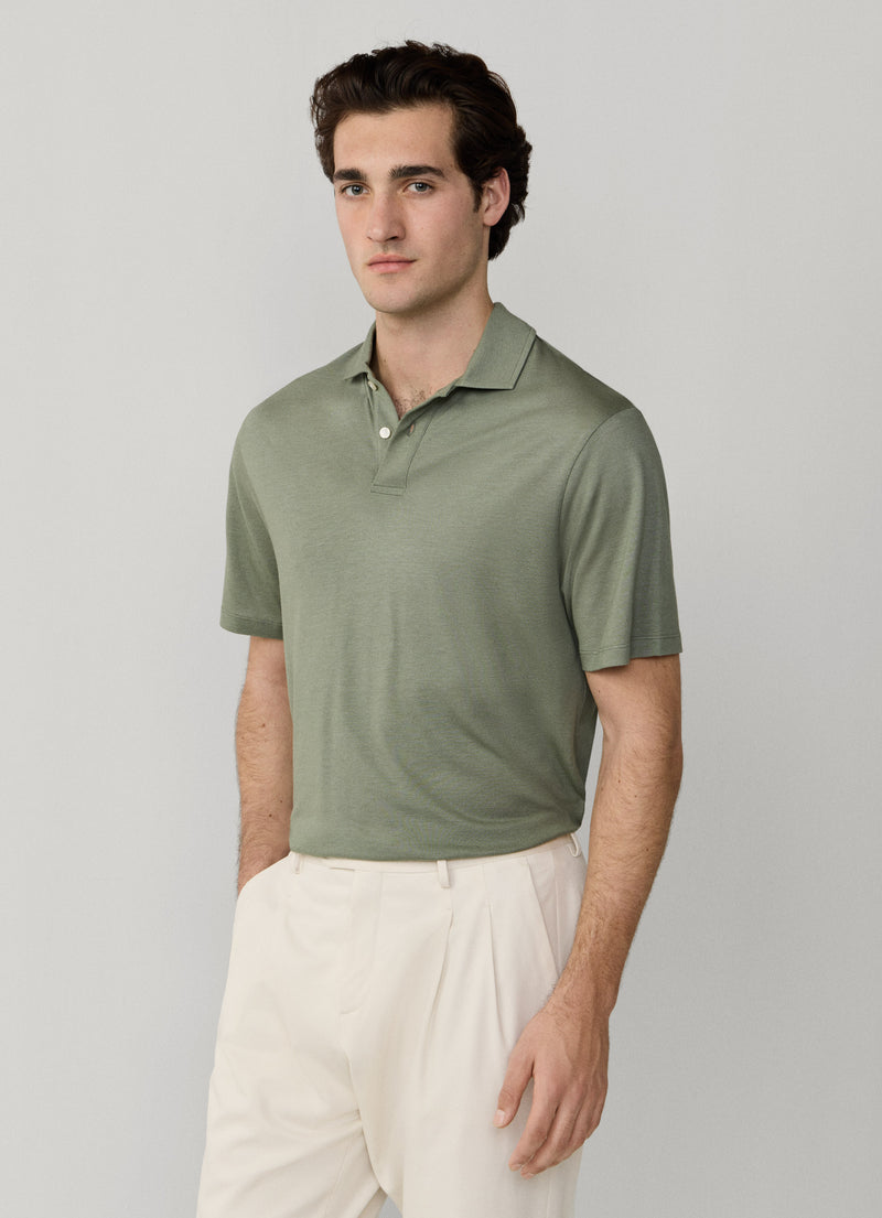 Polo's korte mouw groen Hackett London