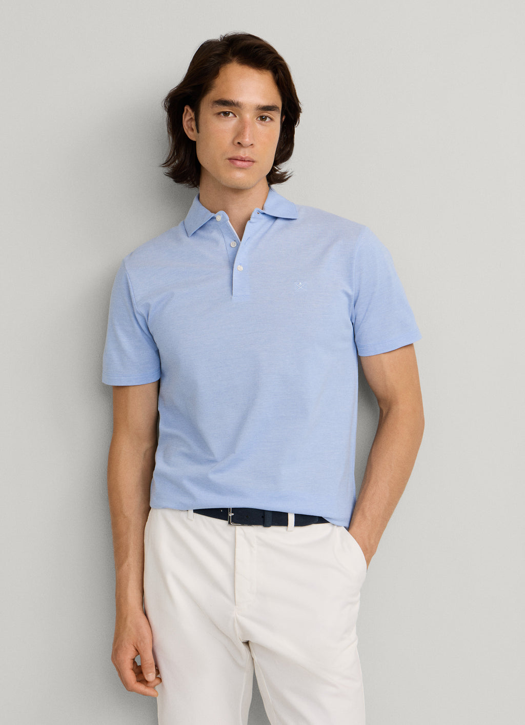 Polo's korte mouw blauw Hackett London