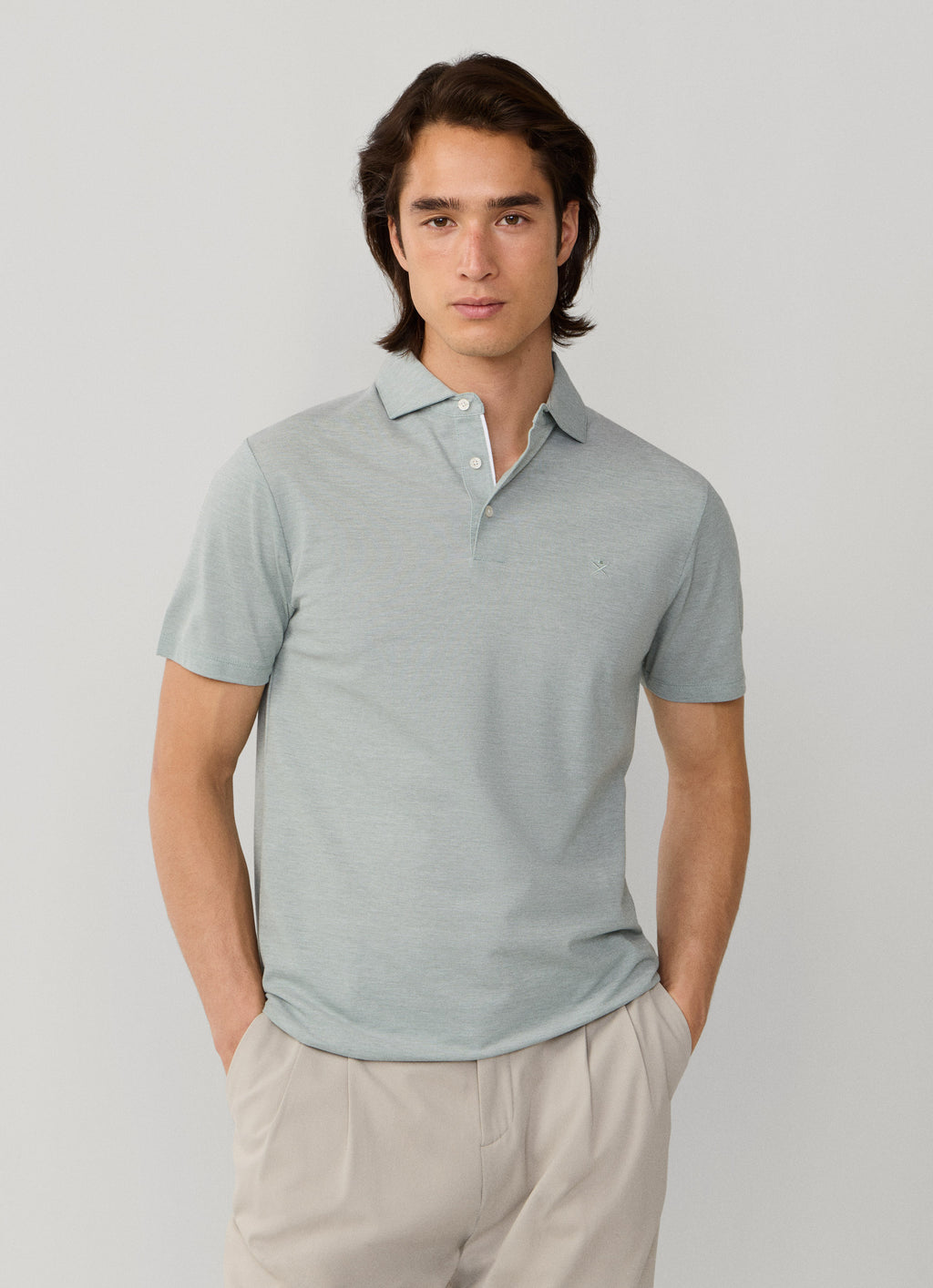 Polo's korte mouw groen Hackett London