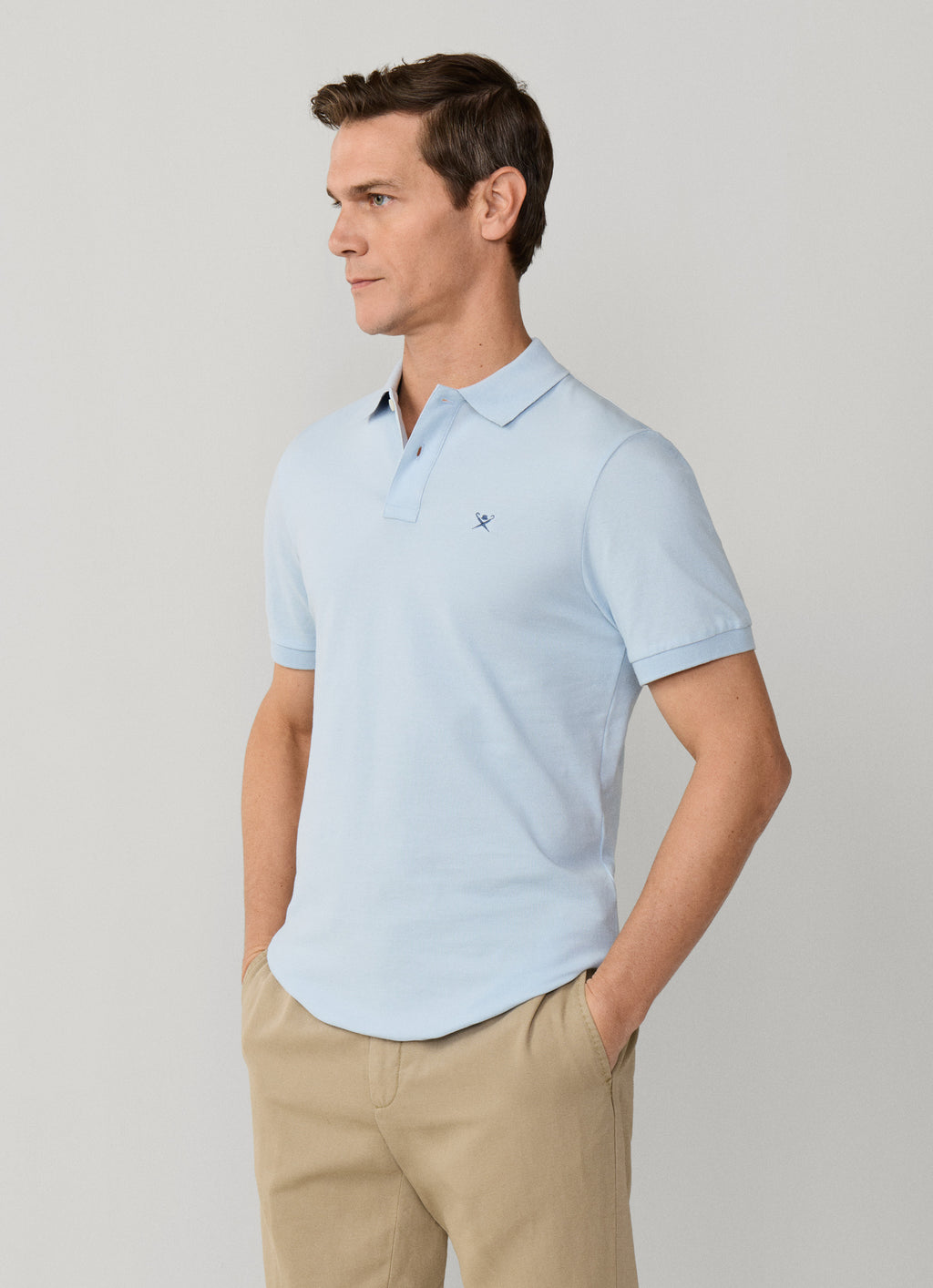 Polo's korte mouw blauw Hackett London