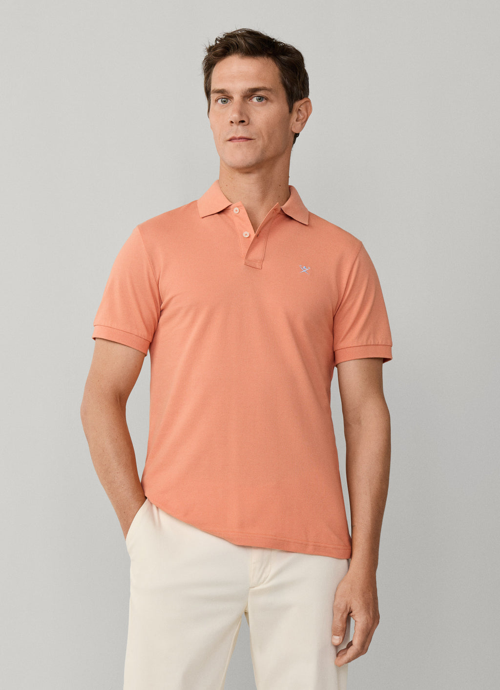Polo's korte mouw oranje Hackett London