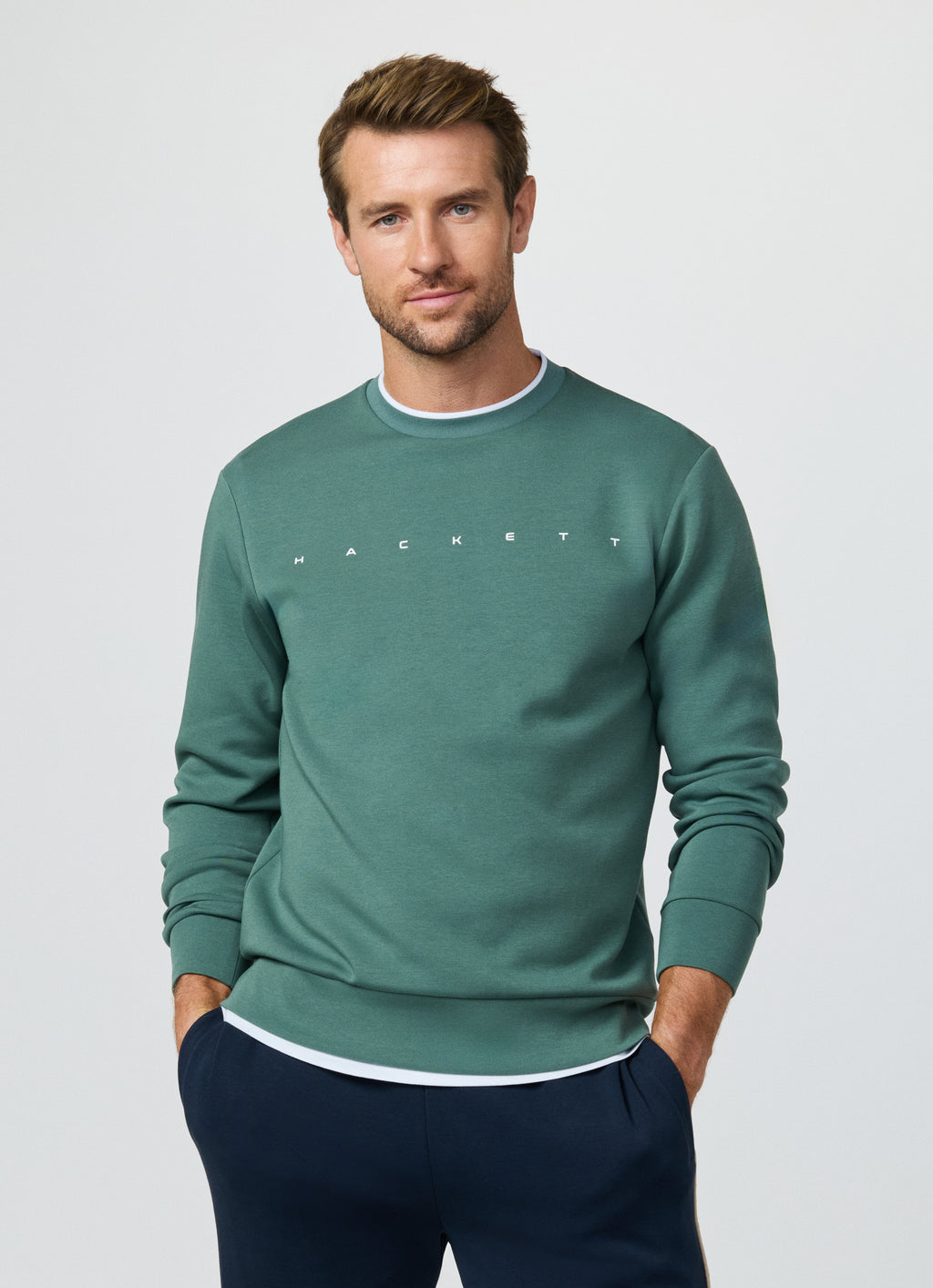 Sweaters groen Hackett London