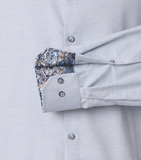 Hemden lange mouw blauw VENTI