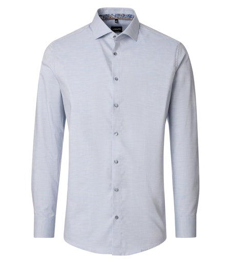 Hemden lange mouw blauw VENTI