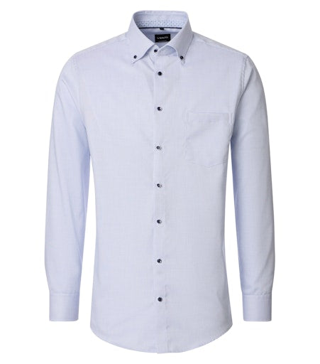 Hemden lange mouw blauw VENTI
