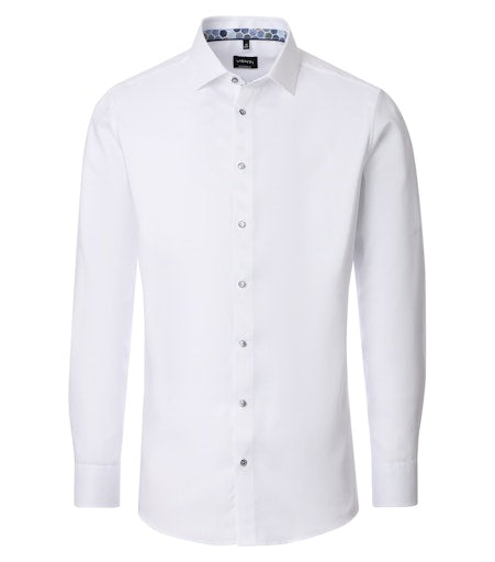 Hemden extra lange mouw wit VENTI