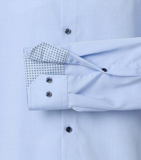 Hemden extra lange mouw blauw VENTI