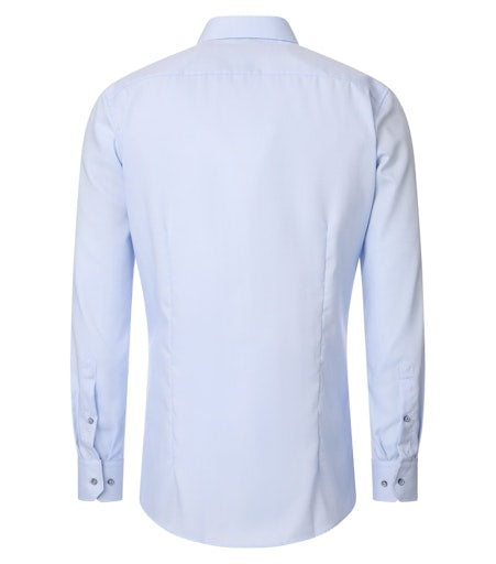 Hemden lange mouw blauw VENTI
