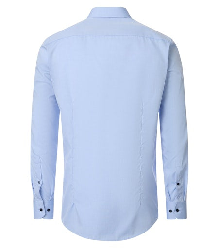 Hemden lange mouw blauw VENTI
